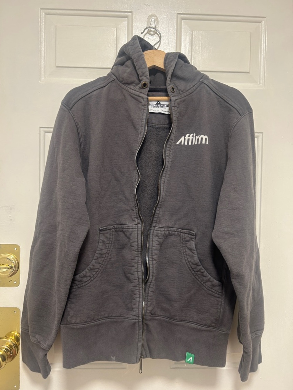 American Giant Heather Gray Crewneck Sweatshirt